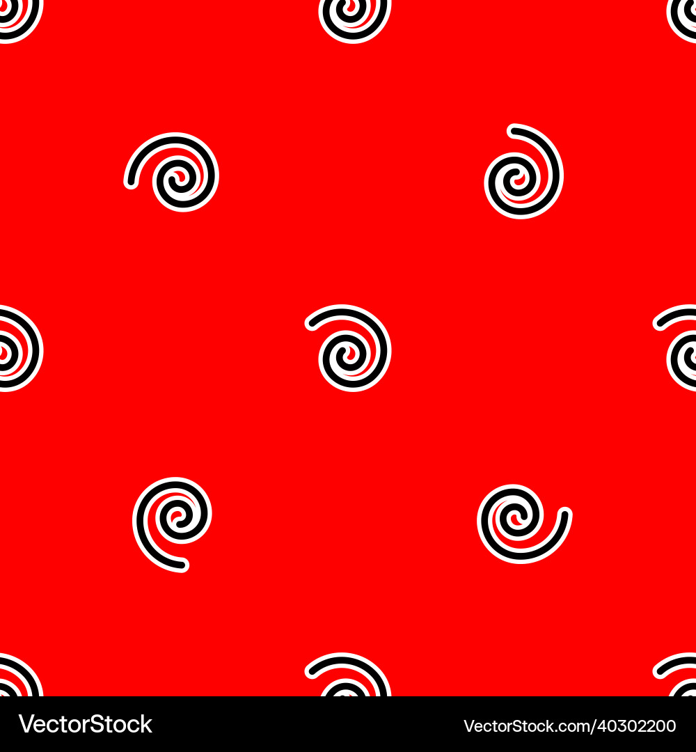 Abstract pattern with spiral lines on red Abstract pattern with spiral lines on red vector image