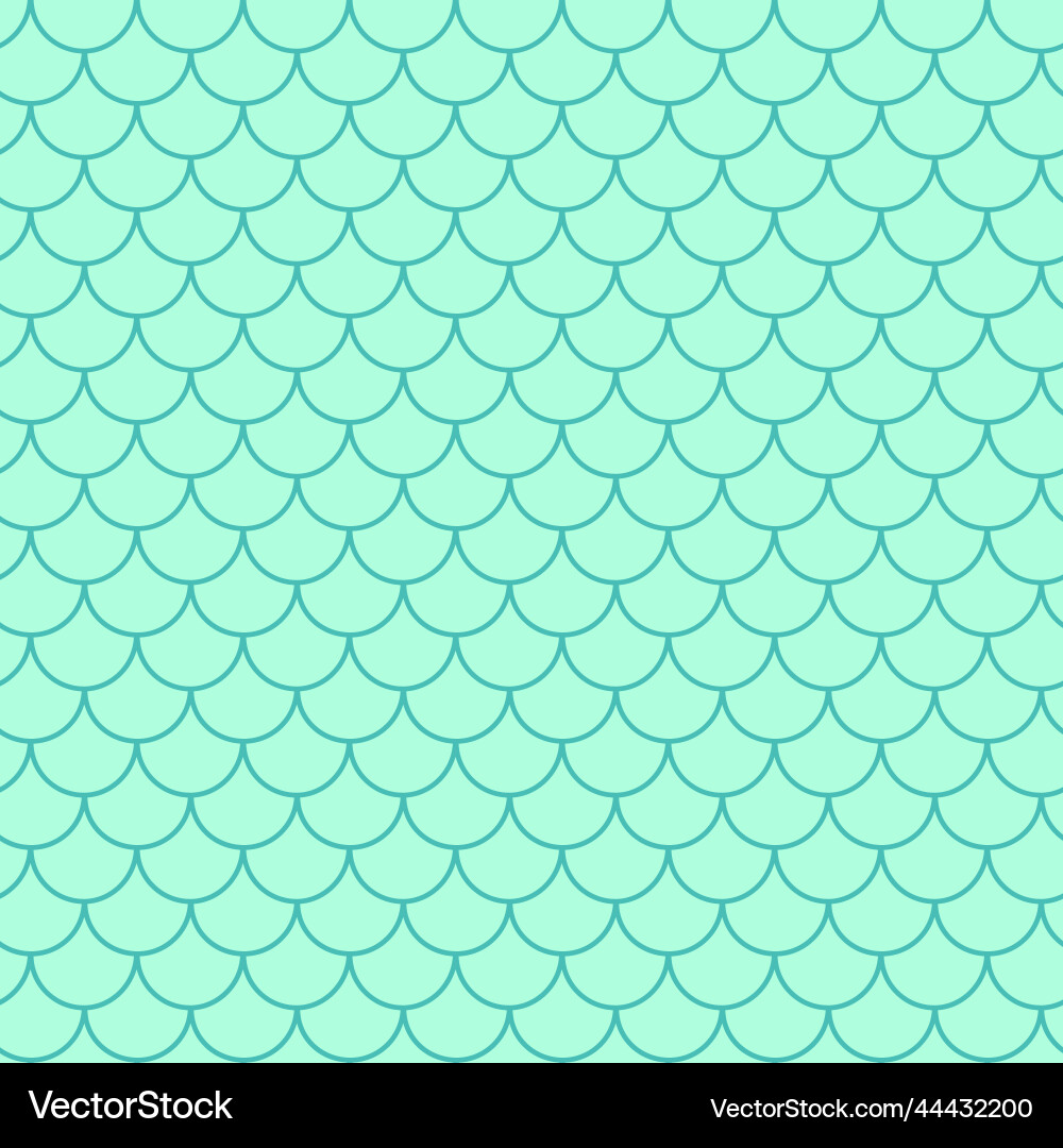 Mermaid tail seamless pattern Vector Image