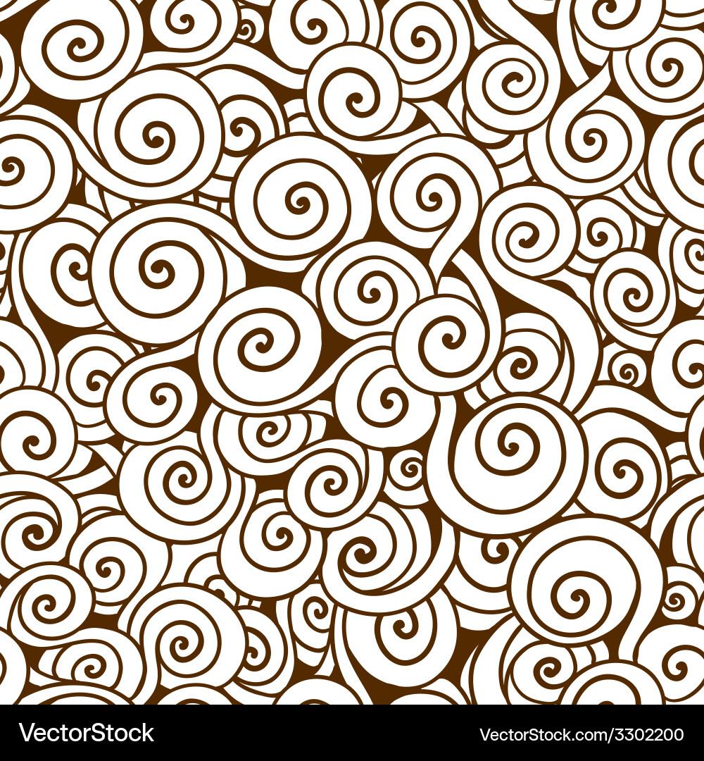 Swirl Wave Pattern vector image