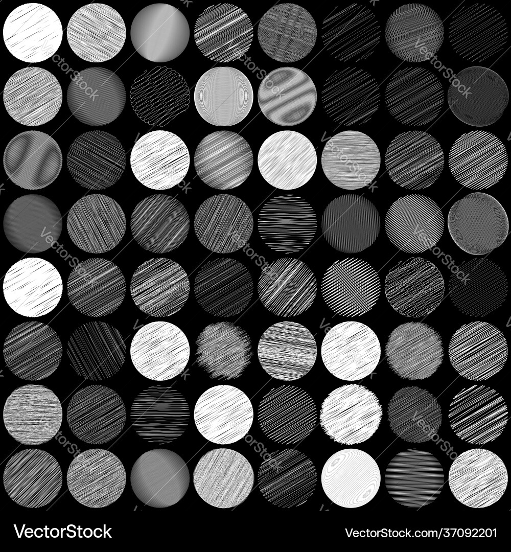 Circle with scribble sketch doodle effect pattern Circle with scribble sketch doodle effect pattern vector image