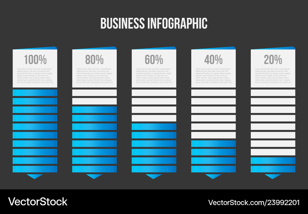 Creative of columns bar chart Creative of columns bar chart vector image