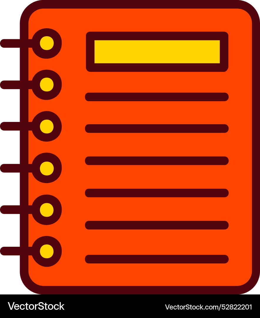 Notebook icon design vector image