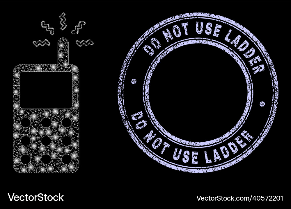 Rubber do not use ladder seal and light net cell Rubber do not use ladder seal and light net cell vector image