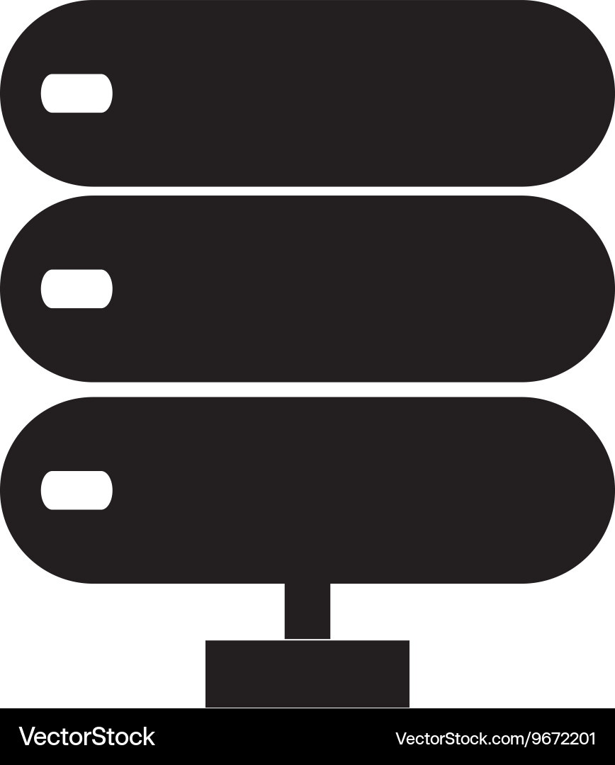 Web hosting icon Vector Image