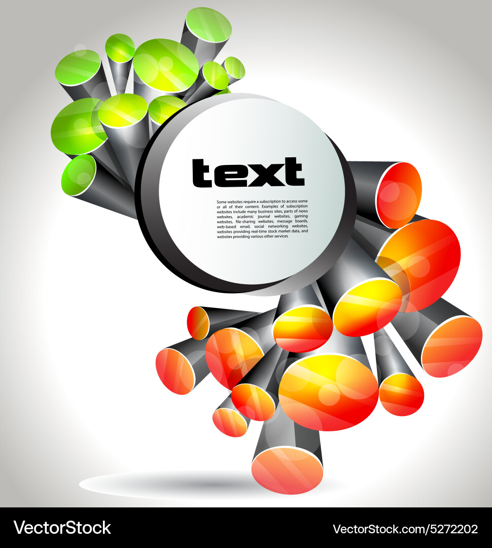 Abstract background design template Vector Image