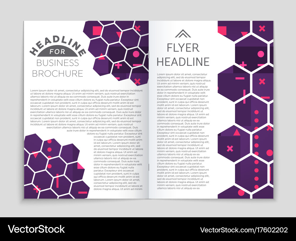 Abstract layout background set for art vector image