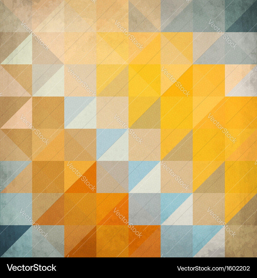 Abstract triangles geometry background vector image