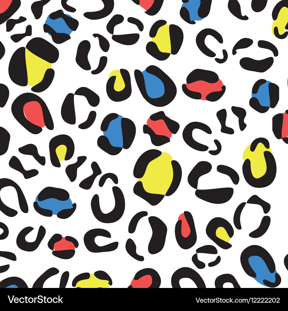 Animal print pattern image vector image