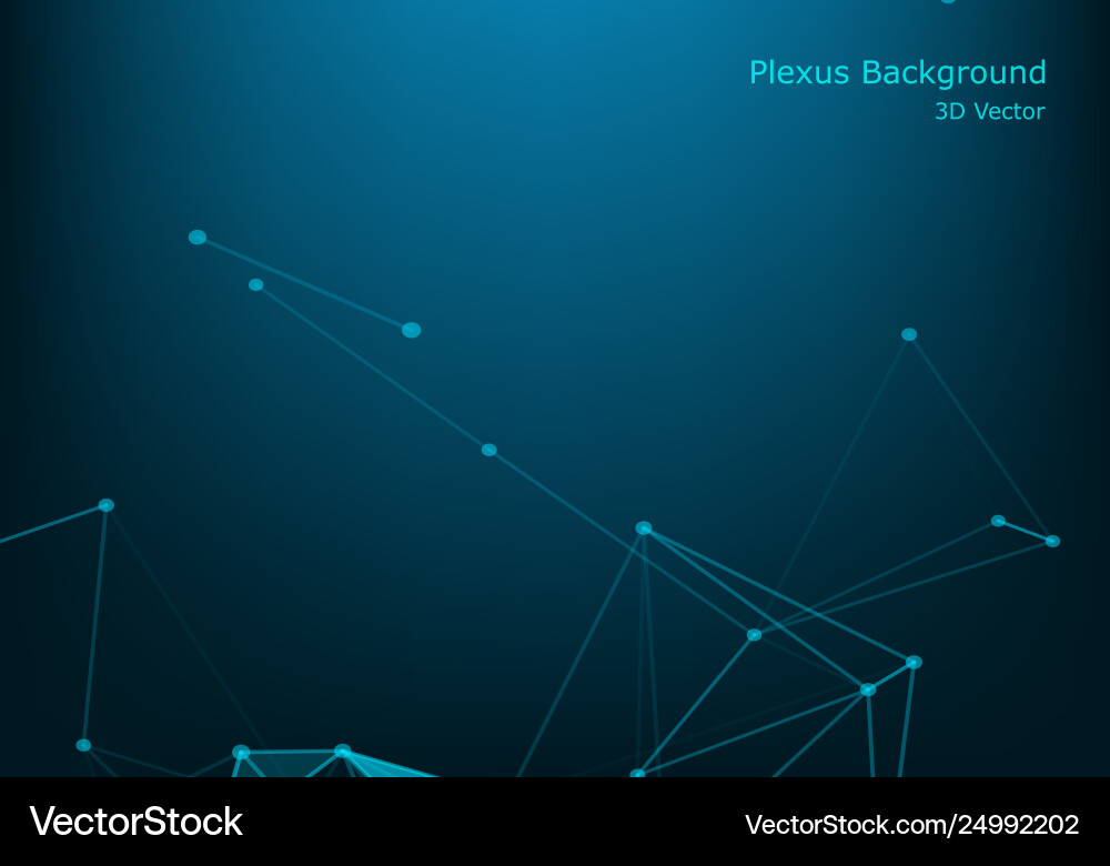 Big data visualization abstract polygonal Big data visualization abstract polygonal vector image