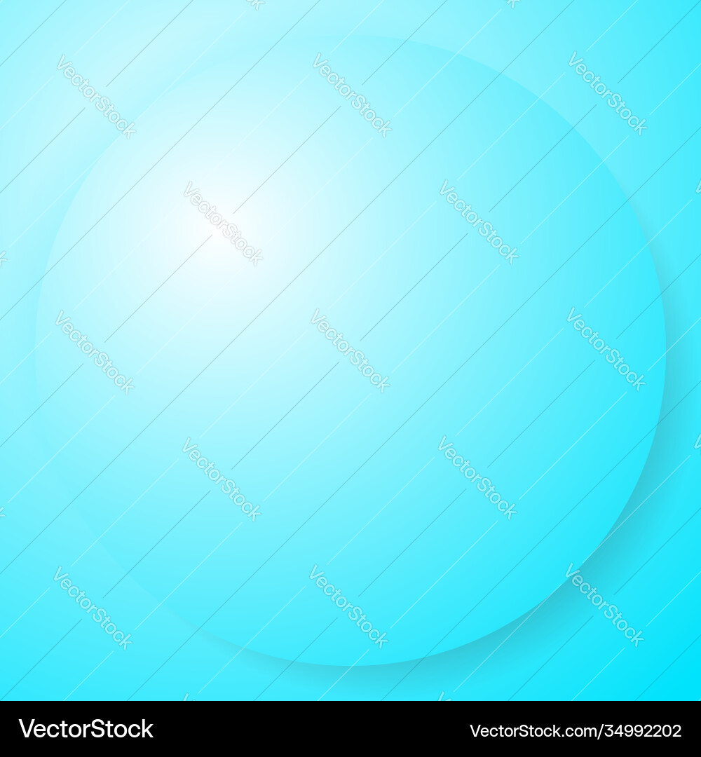 Circle orb sphere with blank empty space vector image