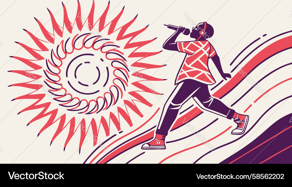 Dynamic Performance Burst Vector Image