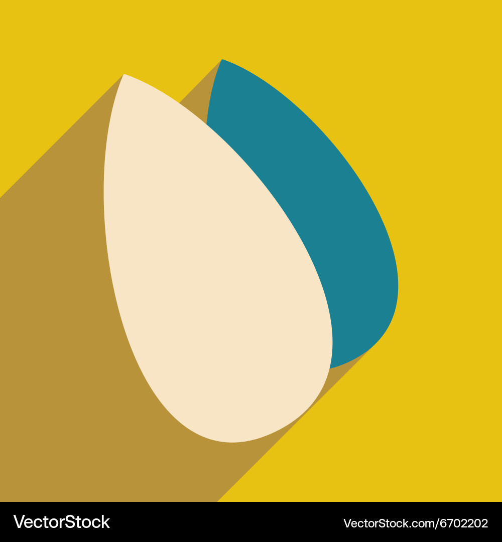 Flat with shadow icon and mobile application Vector Image