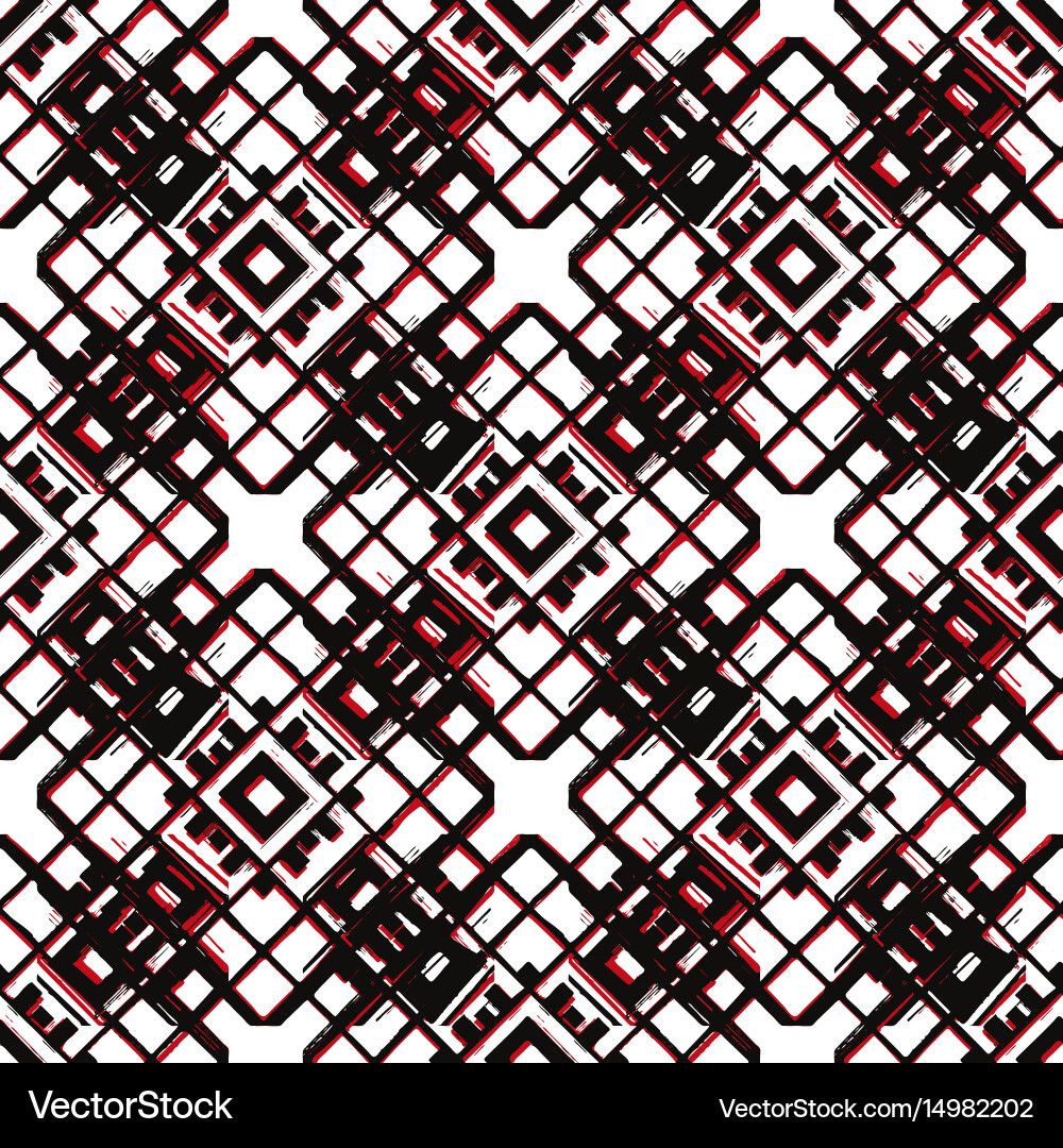 Geometric Square Pattern vector image