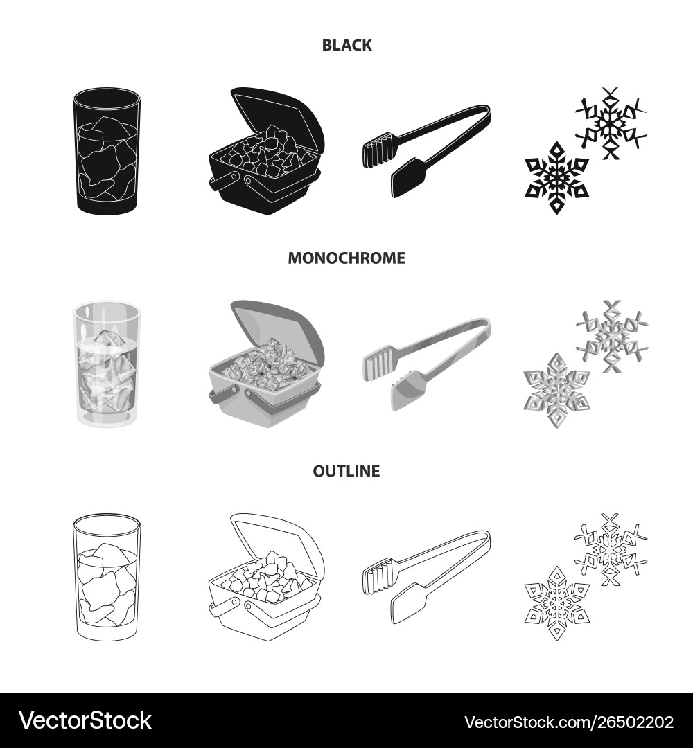 Isolated object texture and frozen symbol Isolated object texture and frozen symbol Vector Image