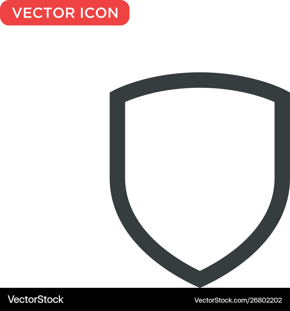 Schildschutz Icon Design Schildschutz Icon Design vektorbild