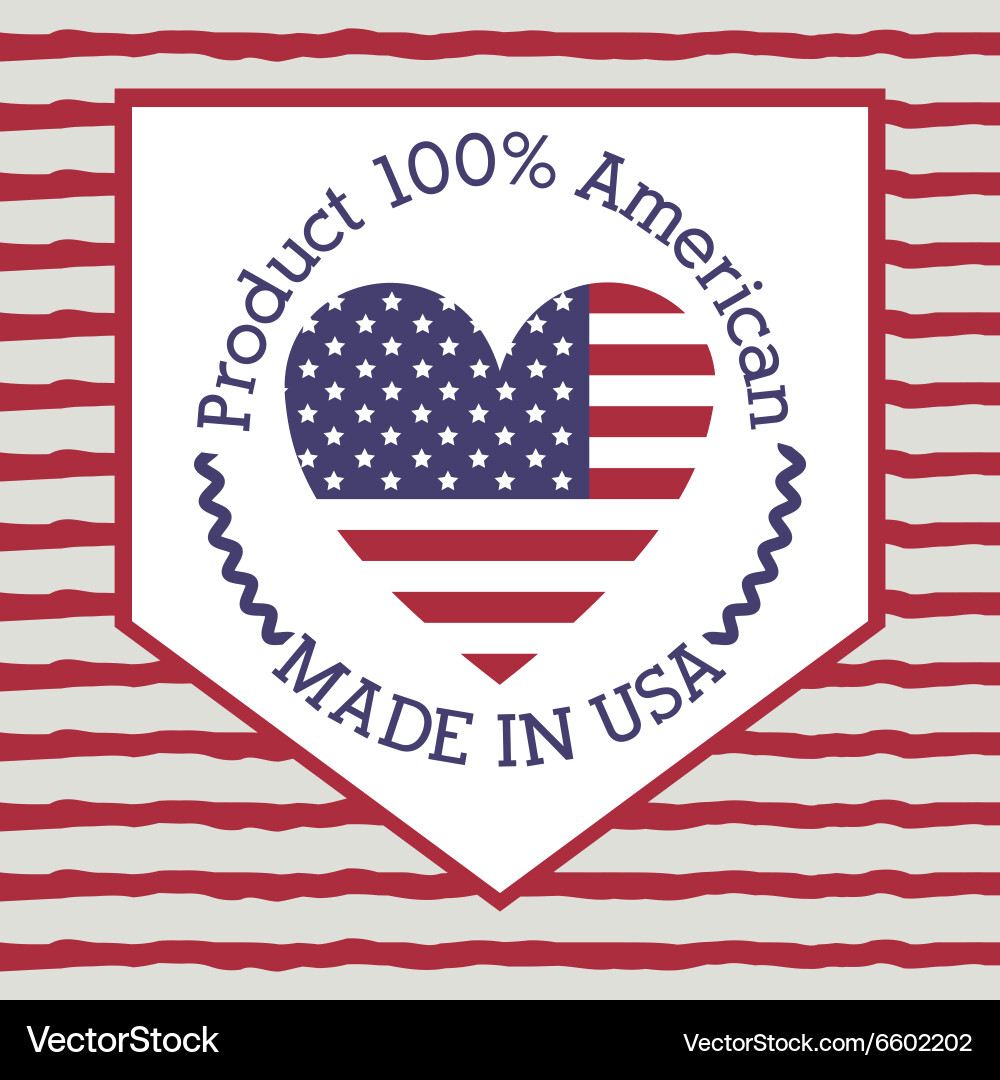 Usa emblematic seal design Vector Image