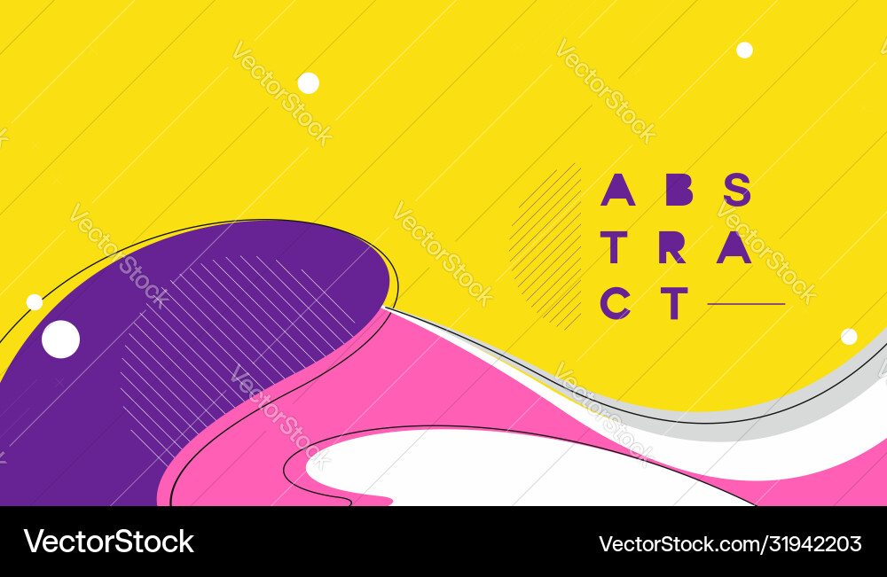 Abstract colorful pattern design and background vector image