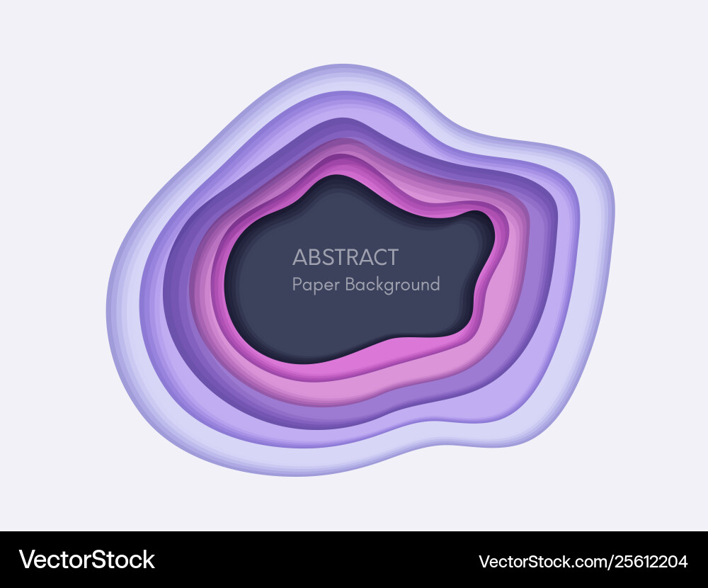 Abstract 3d background with papercut shapes paper Abstract 3d background with papercut shapes paper vector image