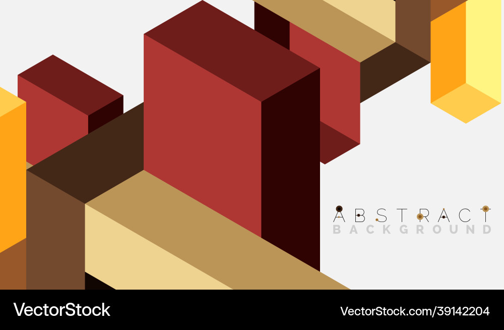 Abstract background 3d cubes cubic elements Abstract background 3d cubes cubic elements vector image