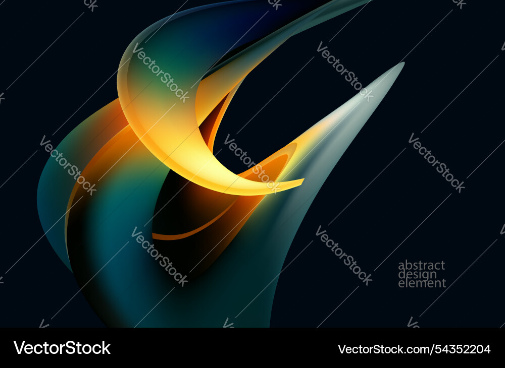 Abstract background of fluid 3d iridescent shape Abstract background of fluid 3d iridescent shape vector image