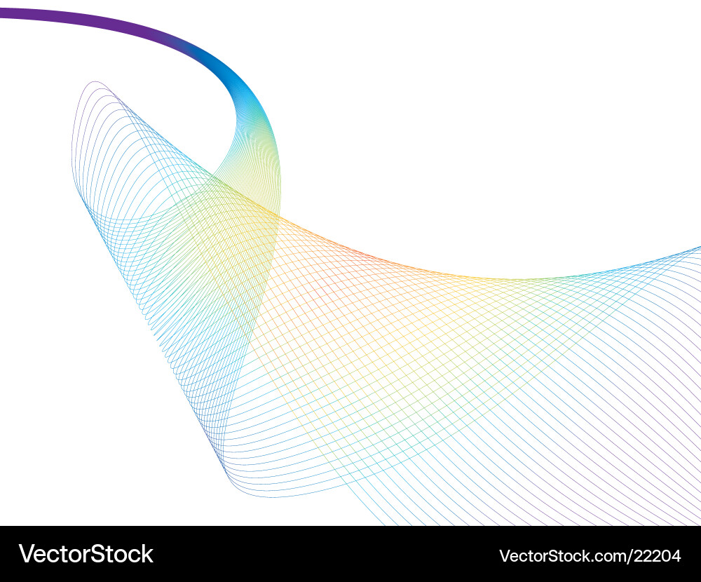Dynamic Line Mesh vector image