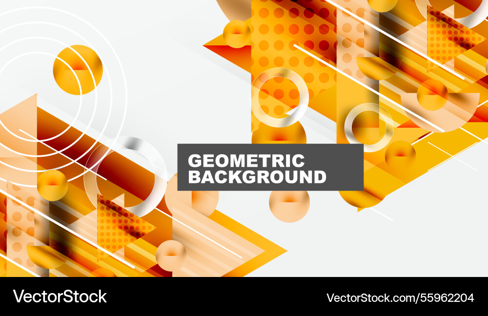 Modern abstract design with overlapping vector image