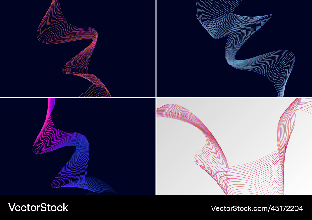 Modern wave curve abstract backgrounds Modern wave curve abstract backgrounds vector image