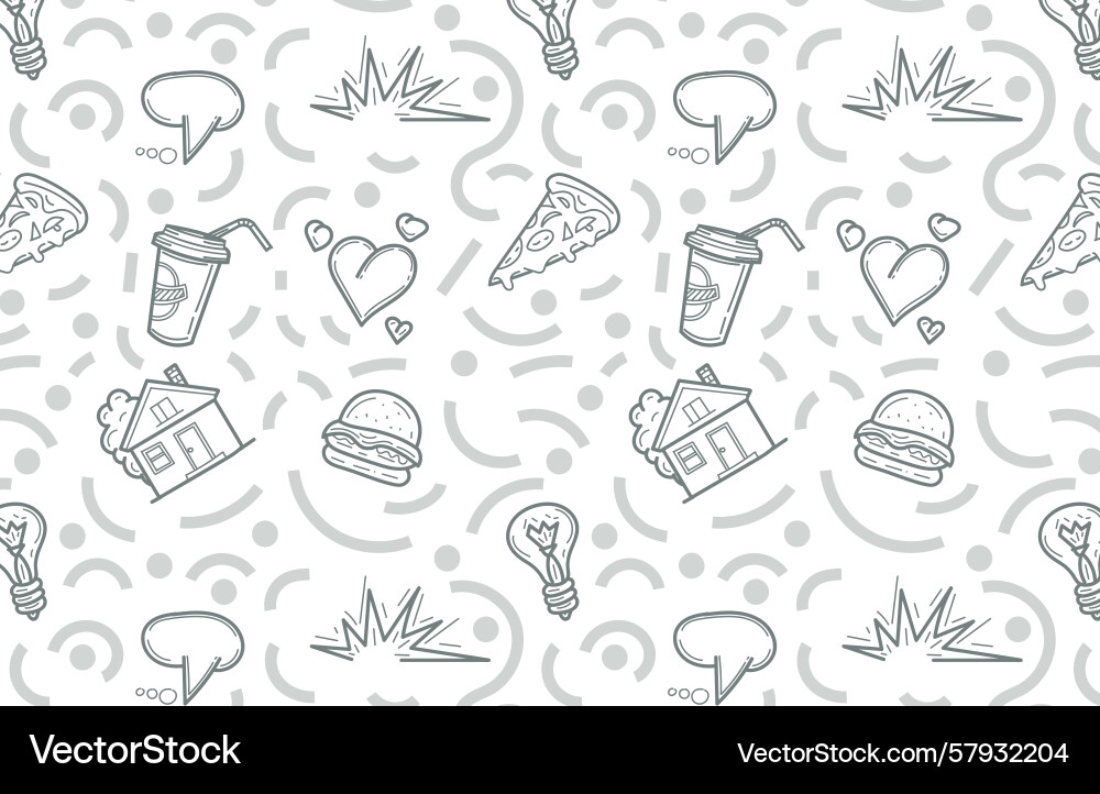Seamless background in two colors on an undefined vector image