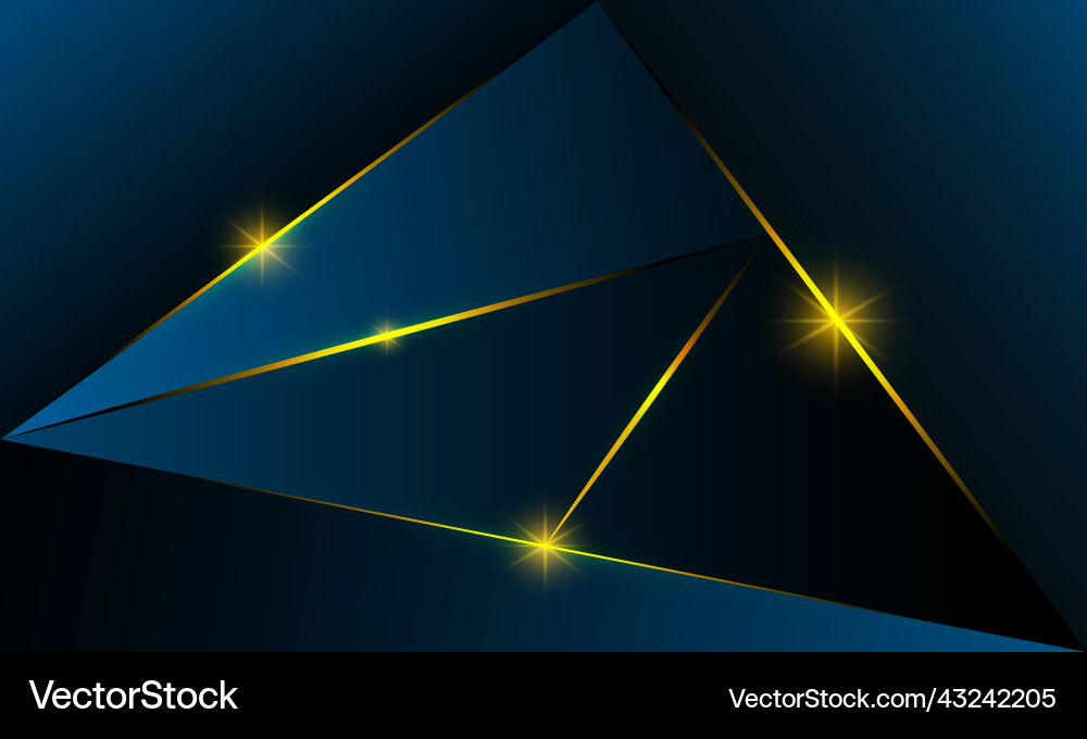 Blue polygon triangles shape pattern background Blue polygon triangles shape pattern background vector image