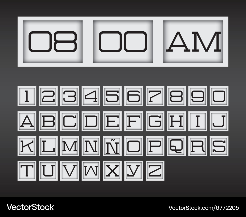 Codes and digits vector image
