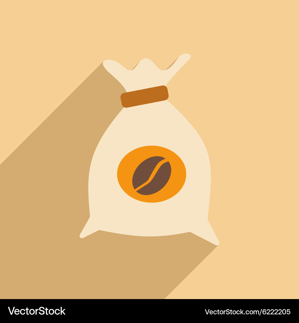 Flat with shadow icon and mobile application Vector Image