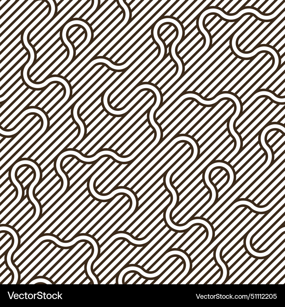 Linear seamless background with twisted lines Linear seamless background with twisted lines Vector Image