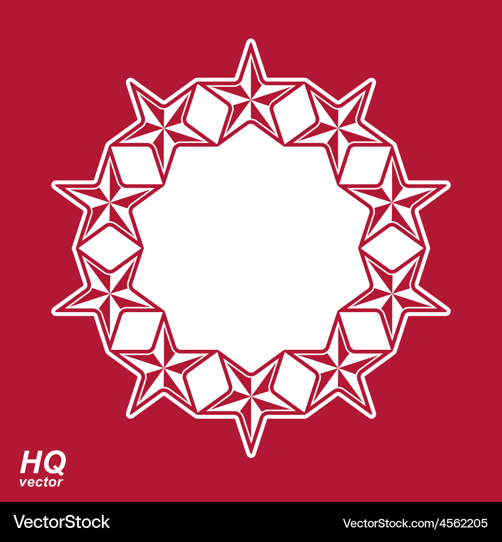 Union conceptual symbol festive design element vector image