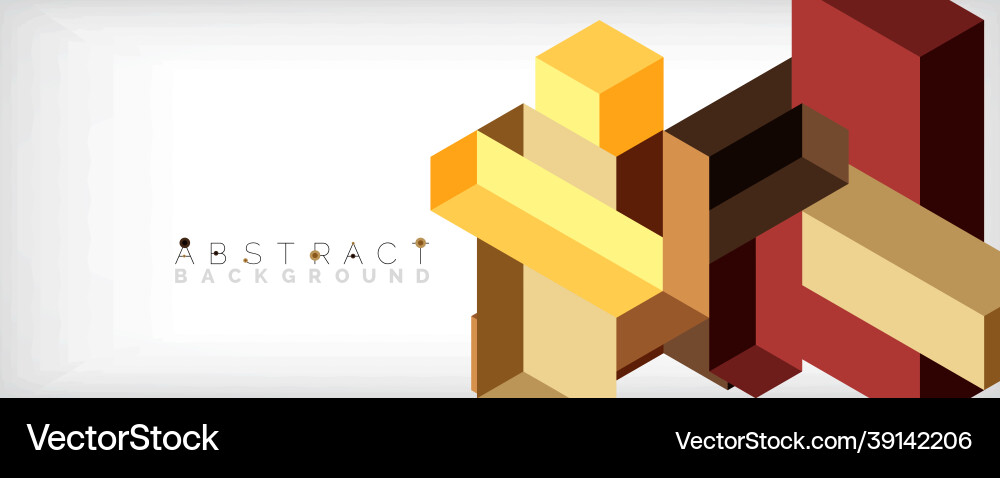 Abstract background 3d cubes cubic elements Abstract background 3d cubes cubic elements vector image