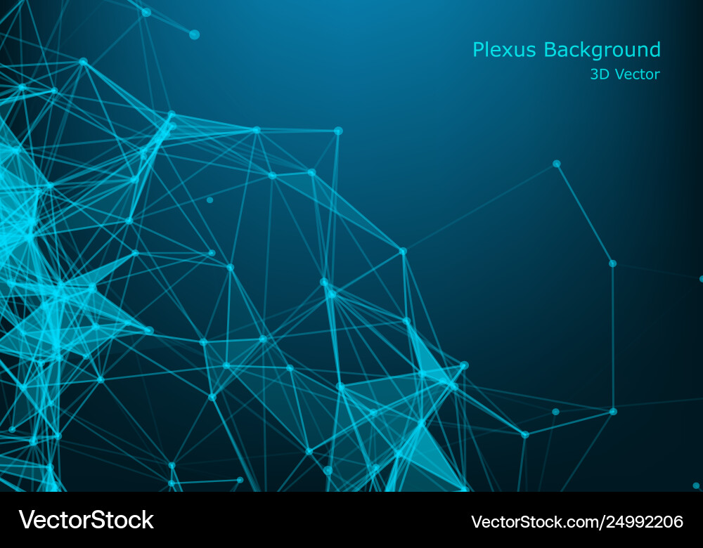 Abstract plexus background with connected lines Abstract plexus background with connected lines vector image