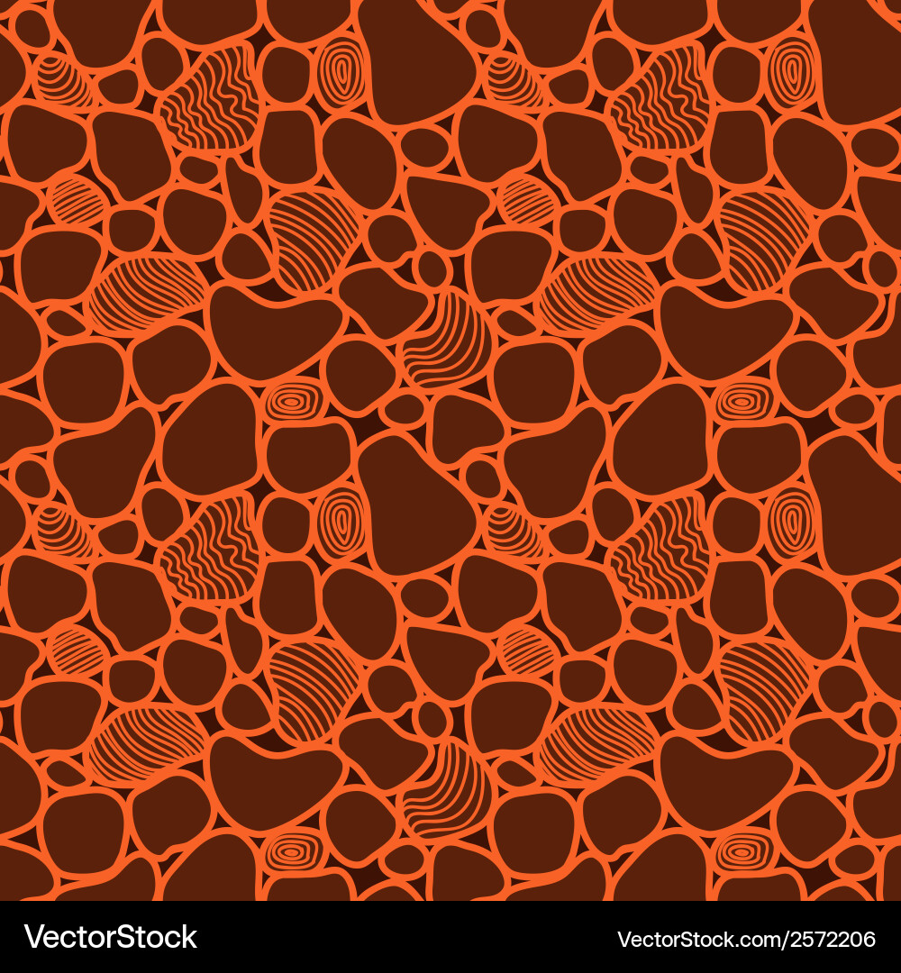 Abstract seamless pattern with tiles in different vector image