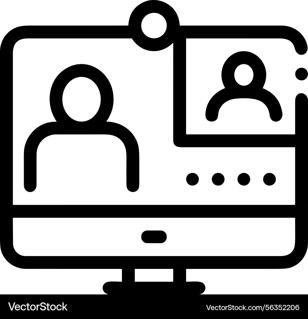 Computer icon symbol image Vector Image