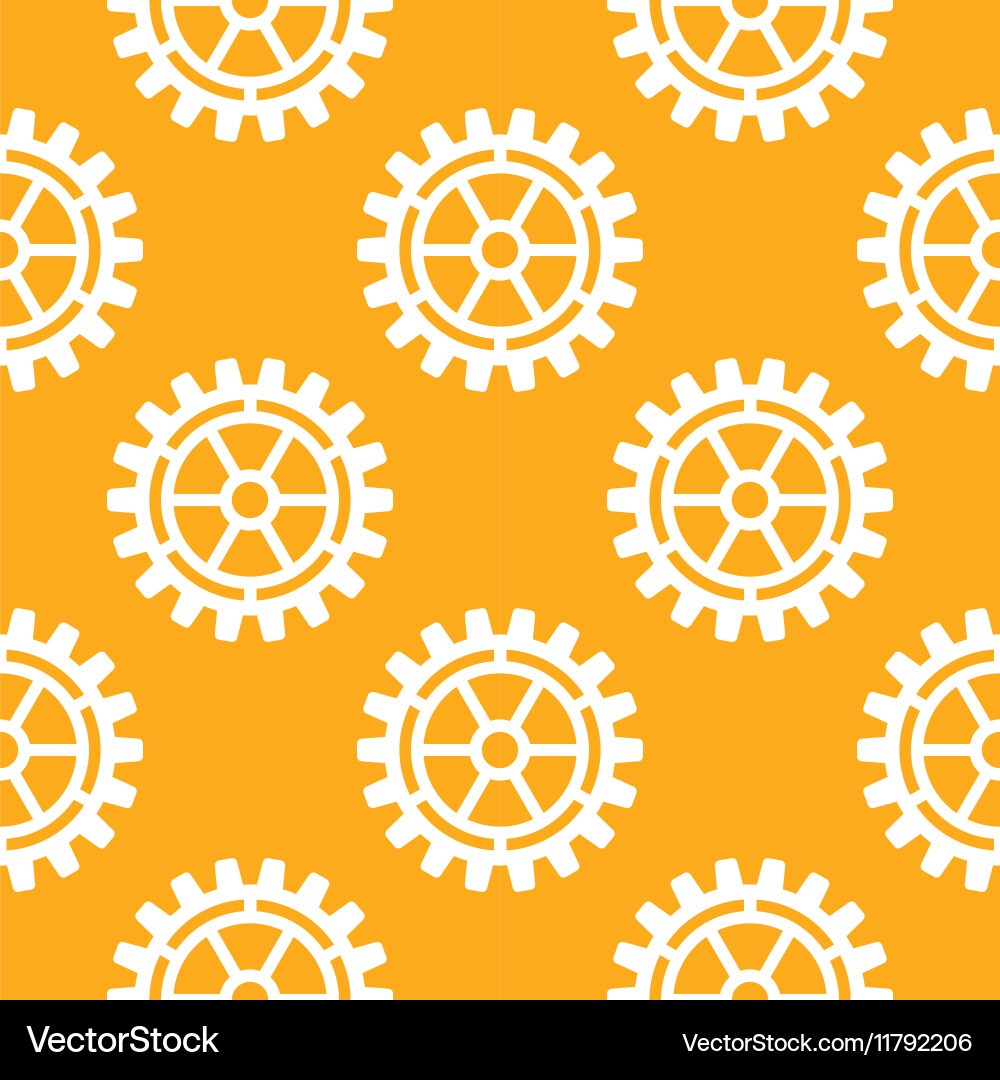 Gears icons seamless patterns Vector Image