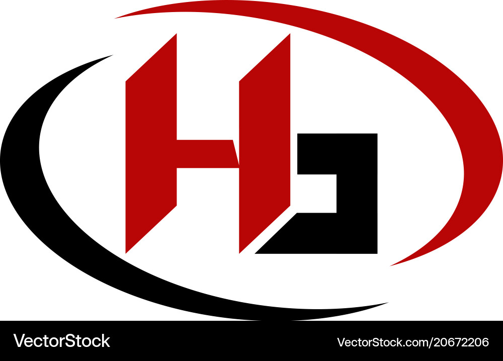 HB Modern Lettermark Vector Image