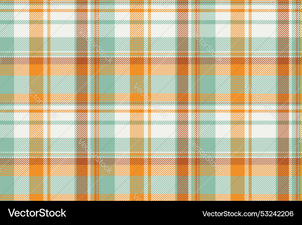 Tradition plaid seamless check victorian fabric Vector Image