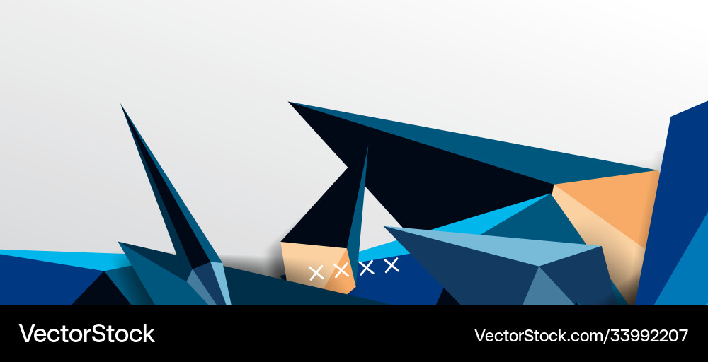 3d low poly abstract shape background 3d low poly abstract shape background Vector Image