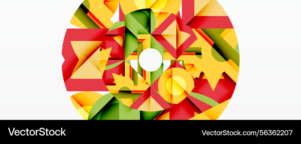 Abstract geometric pattern bright colors create Abstract geometric pattern bright colors create vector image