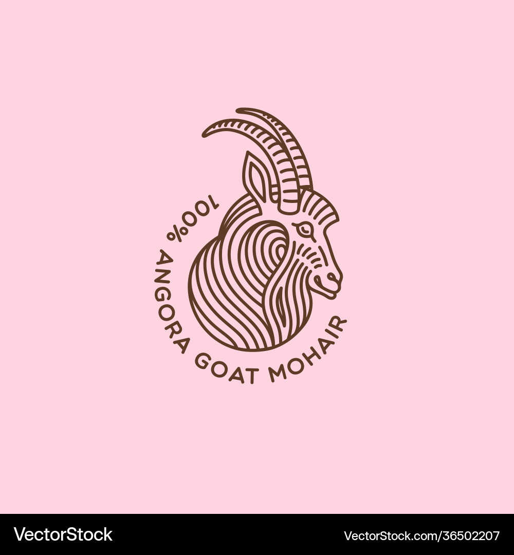 Goat logo Goat logo vector image