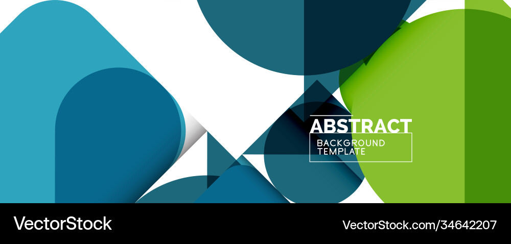 Simple circles and triangles abstract background Simple circles and triangles abstract background Vector Image