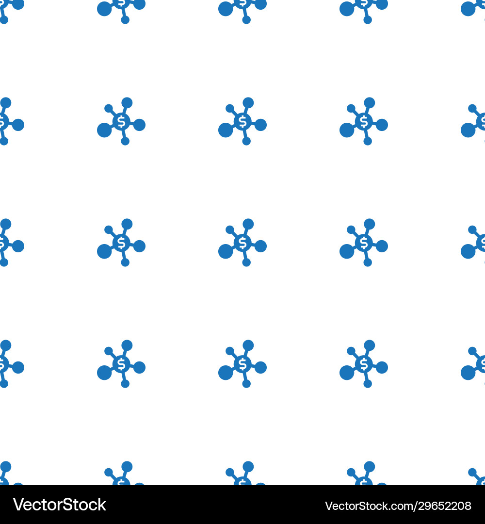 Business networking icon pattern seamless isolated vector image