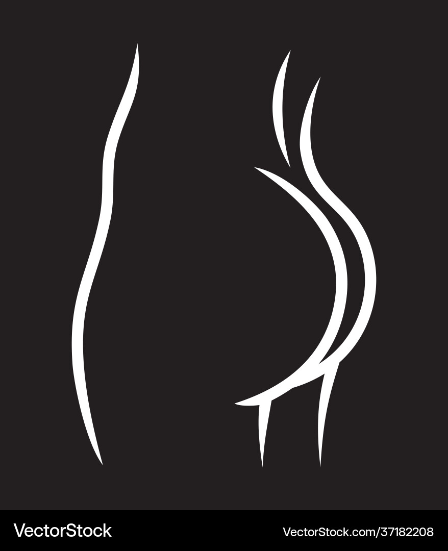 Sexy Backside Girl Vector Images (56)