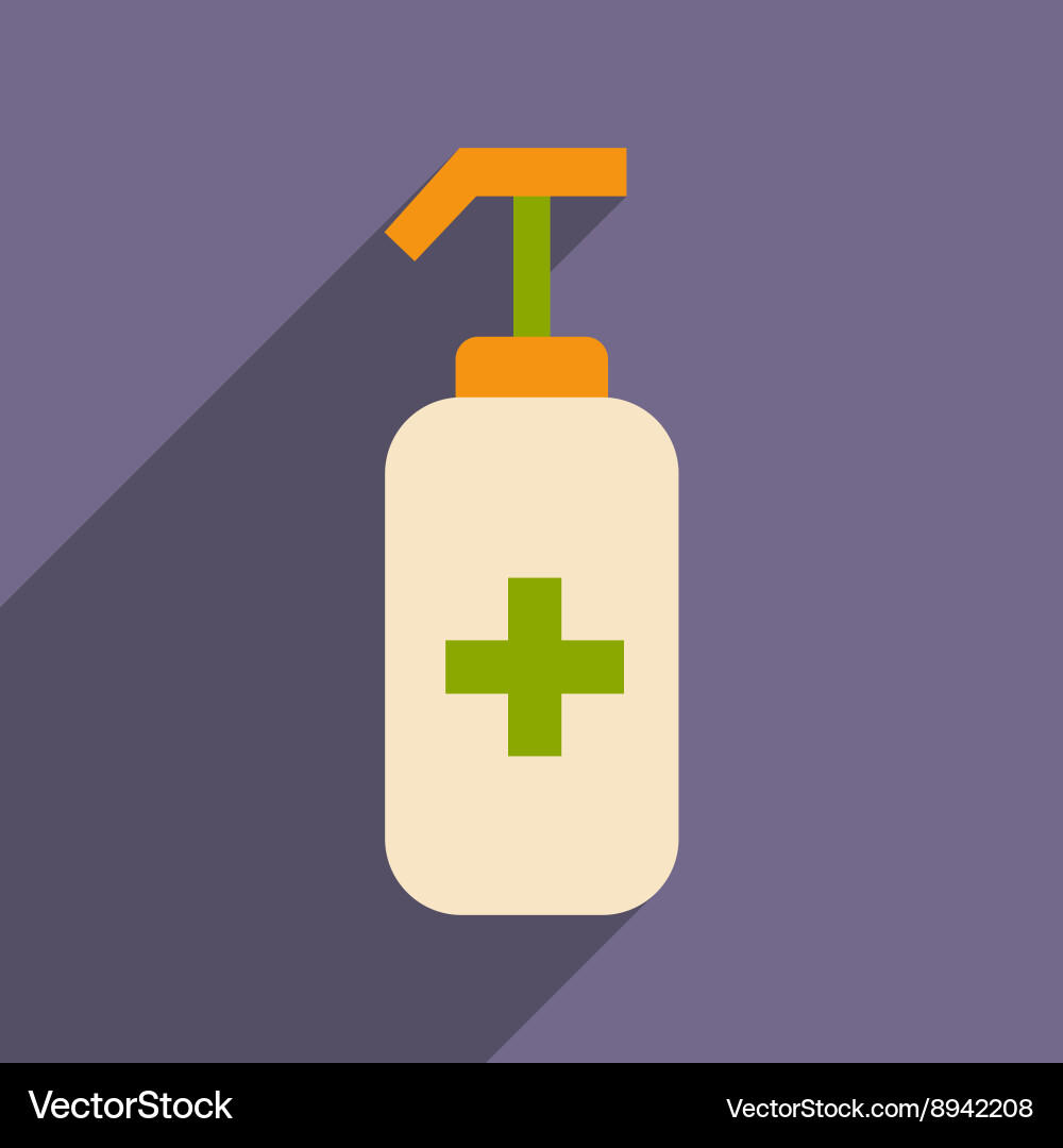 Flat with shadow icon and mobile application Vector Image