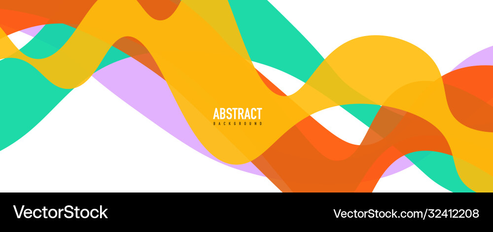 Fluid wave colorful abstract background dynamic Fluid wave colorful abstract background dynamic vector image
