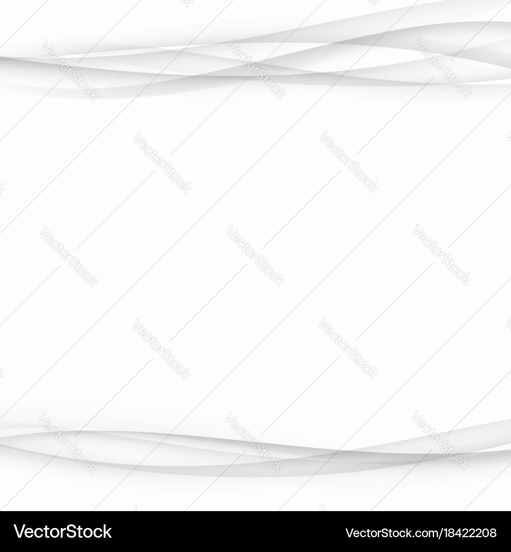 Grey Wave Gradient Abstract Background vector image