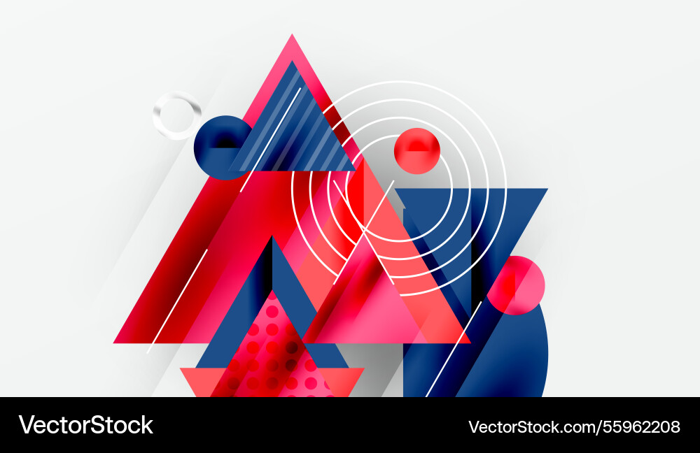Modern abstract design with overlapping vector image